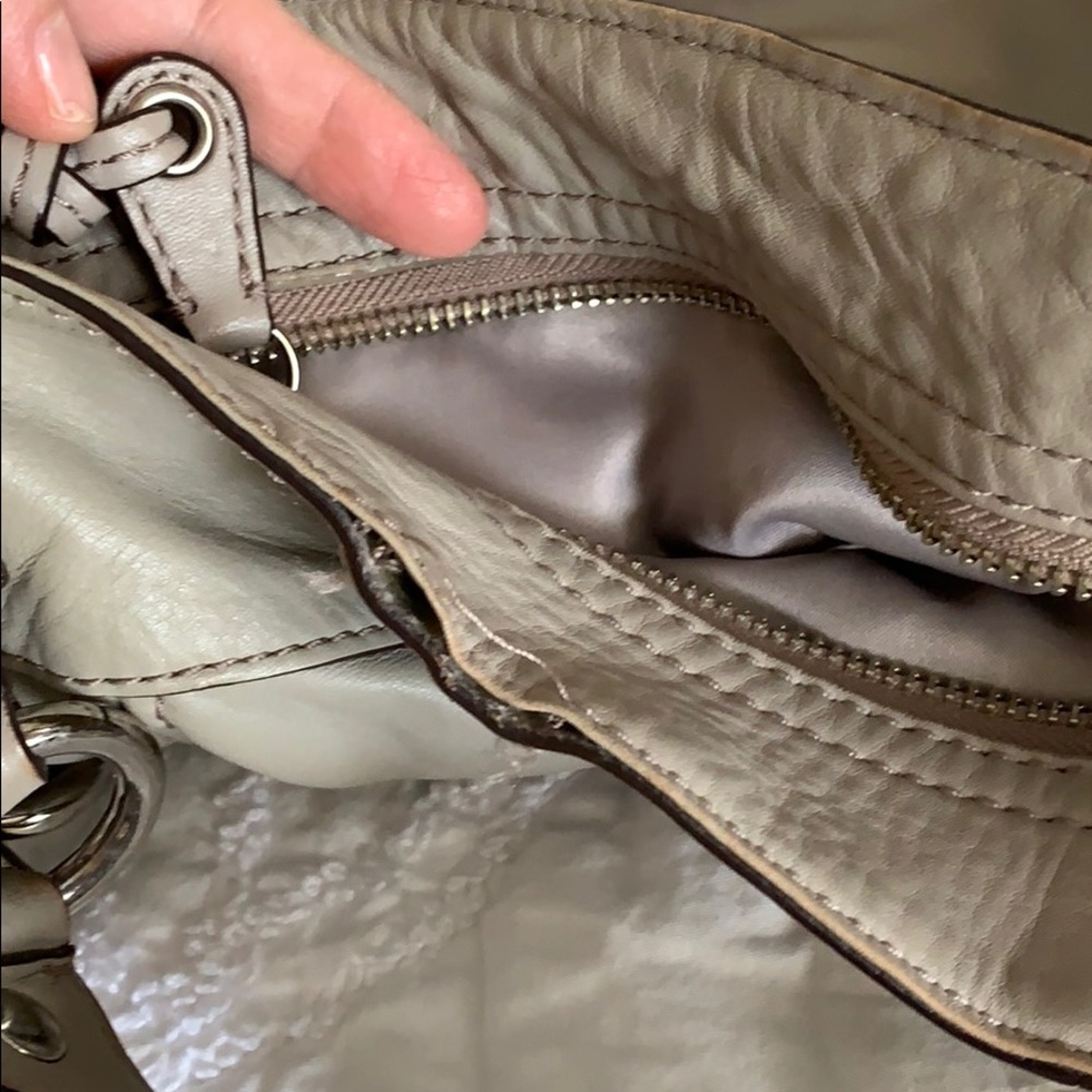 Coach Beige Leather Hobo - Picture 9 of 9